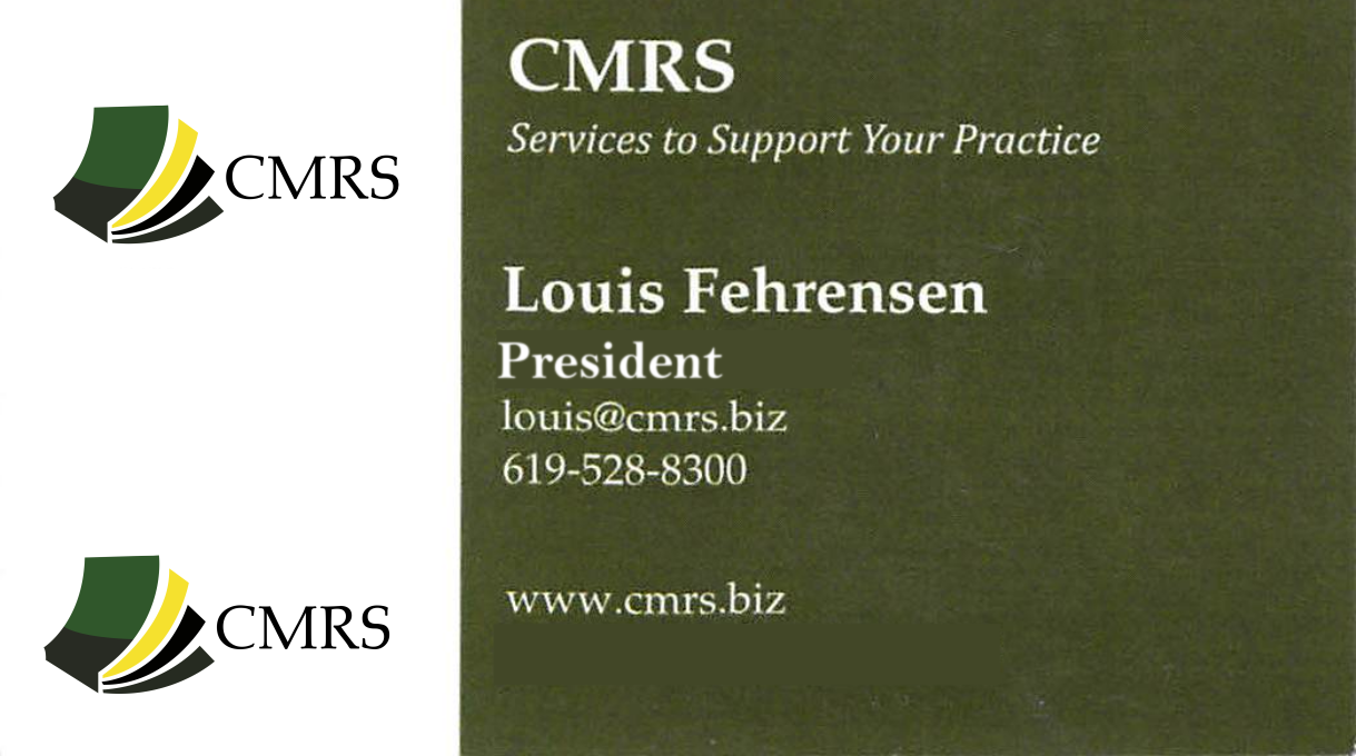Louis Fehrensen, President, Business Card