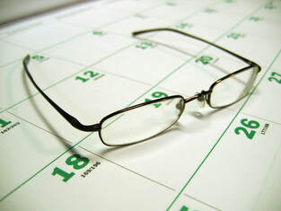Calendar and Glasses